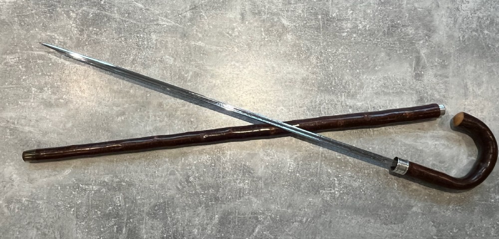 Cherrywood Sword Stick with Wilkinson Blade View XIV