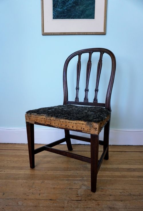 a george iii carved mahogany chair by gillows c1785 - CATEGORY: ANTIQUE CHAIRS - DATED 18TH CENTURY