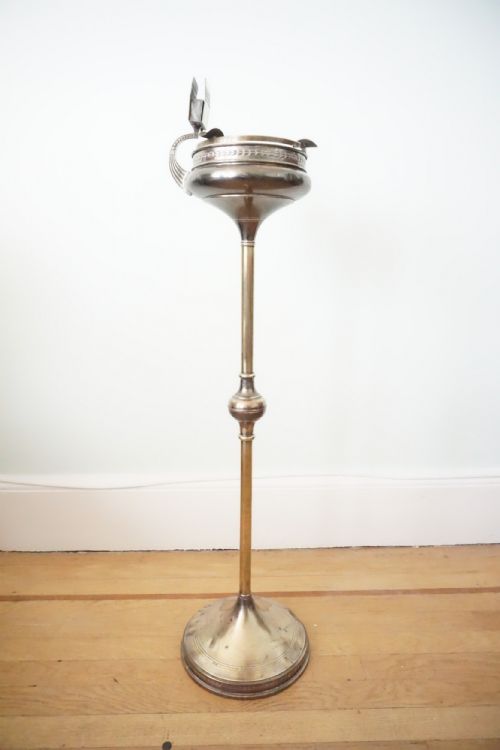 an edwardian club cigar smoker's stand c1900 - CATEGORY: ANTIQUE METAL - DATED 1910