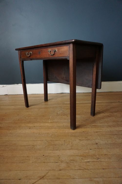 A Scottish George II Mahogany Bedroom / Side Table Attributed to Alexander Peter C.1760
