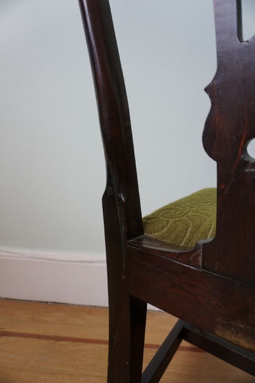 AN UNUSUAL 18TH CENTURY SCOTS LABURNUM SIDE CHAIR C1770 - ADDITIONAL PHOTO 4