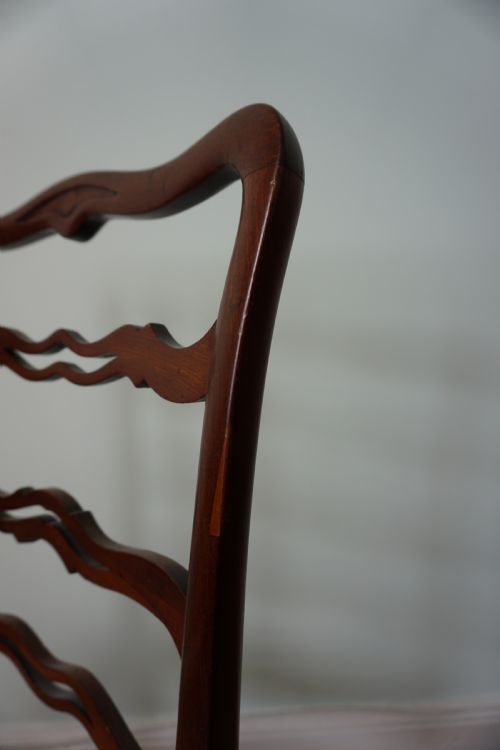 A FINE SCOTTISH GEORGE III MAHOGANY 'FIDDLEBACK' SIDE CHAIR ATTRIBUTED TO WILLIAM HAMILTON C1770 - ADDITIONAL PHOTO 8