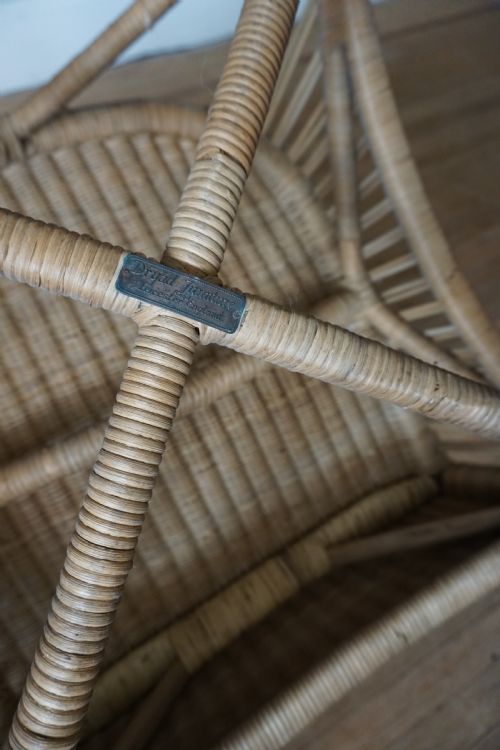 DRYAD LTD A WOVEN CANE ARMCHAIR C1920 - ADDITIONAL PHOTO 2