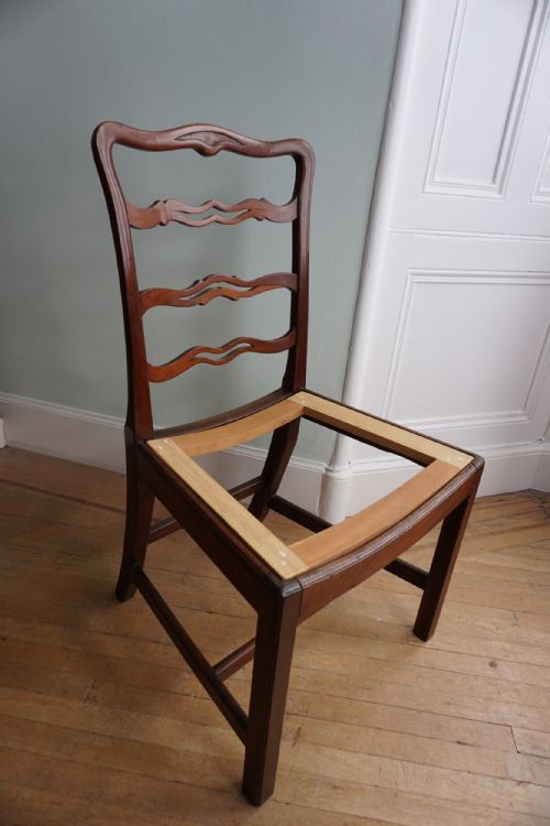 a fine scottish george iii mahogany 'fiddleback' side chair attributed to william hamilton c1770 - CATEGORY: ANTIQUE CHAIRS - DATED GEORGIAN