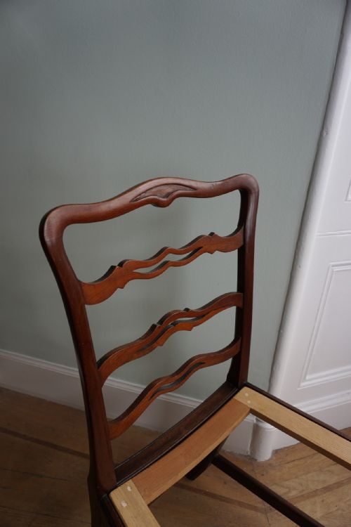 A FINE SCOTTISH GEORGE III MAHOGANY 'FIDDLEBACK' SIDE CHAIR ATTRIBUTED TO WILLIAM HAMILTON C1770 - ADDITIONAL PHOTO 14