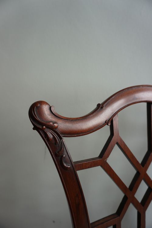 A 'CHINESE CHIPPENDALE' STYLE CARVED MAHOGANY CHAIR FOURTH QUARTER 19TH CENTURY - ADDITIONAL PHOTO 8