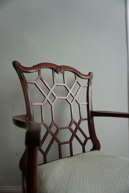 A 'CHINESE CHIPPENDALE' STYLE CARVED MAHOGANY CHAIR FOURTH QUARTER 19TH CENTURY - ADDITIONAL PHOTO 9