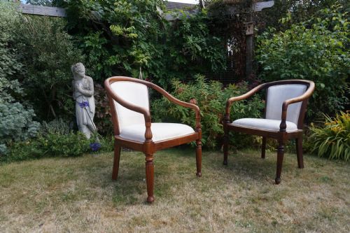 a pair of 19th century angloindian bergere armchairs - CATEGORY: ANTIQUE CHAIRS - DATED 19TH CENTURY