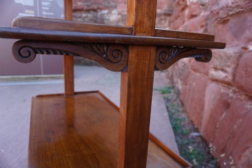 A GEORGE IV MAHOGANY DINNER WAGON IN THE MANNER OF GILLOWS - ADDITIONAL PHOTO 5