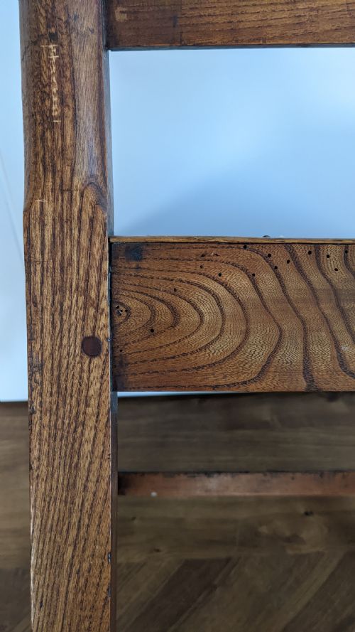 A SOLID ELM AND WYCH ELM SIDE CHAIR WEST COAST OF SCOTLAND C1820 - ADDITIONAL PHOTO 3