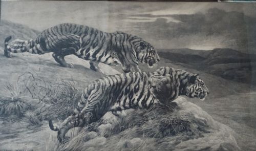 herbert dicksee 18621943 'the destroyers' etching published by frost and reid 1904 - CATEGORY: ANTIQUE ART - DATED EDWARDIAN