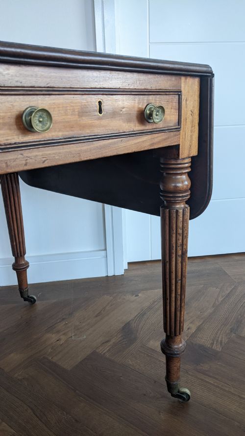 A RARE REGENCY WRITING LIBRARY TABLE BY GILLOWS - ADDITIONAL PHOTO 10
