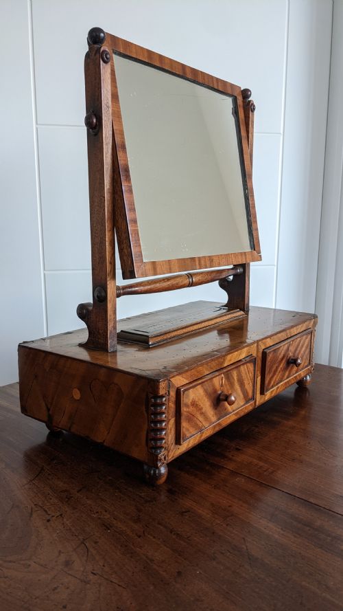 A UNIQUE SCOTTISH VERNACULAR TOILET MIRROR C1830S - ADDITIONAL PHOTO 6