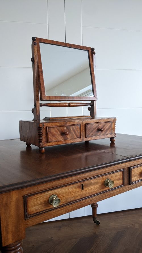 A UNIQUE SCOTTISH VERNACULAR TOILET MIRROR C1830S - ADDITIONAL PHOTO 7