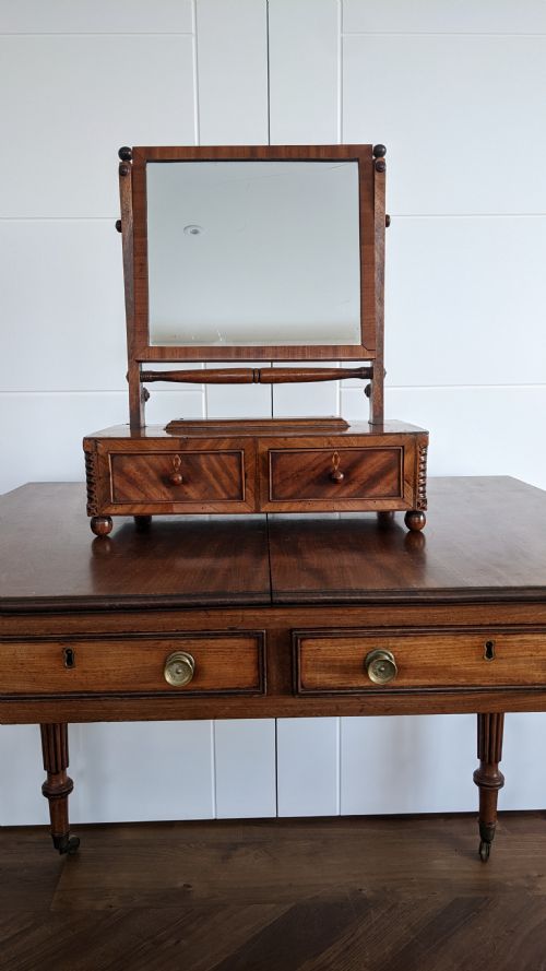 A UNIQUE SCOTTISH VERNACULAR TOILET MIRROR C1830S - ADDITIONAL PHOTO 8