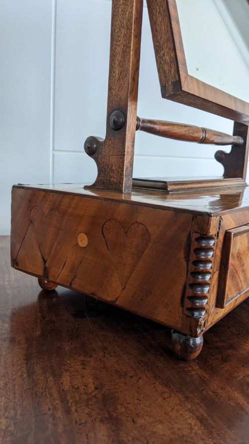 A UNIQUE SCOTTISH VERNACULAR TOILET MIRROR C1830S - ADDITIONAL PHOTO 14