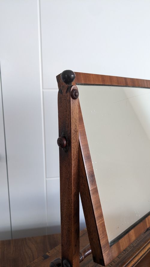 A UNIQUE SCOTTISH VERNACULAR TOILET MIRROR C1830S - ADDITIONAL PHOTO 15