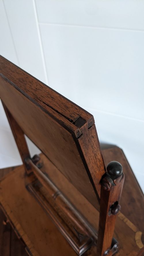 A UNIQUE SCOTTISH VERNACULAR TOILET MIRROR C1830S - ADDITIONAL PHOTO 16