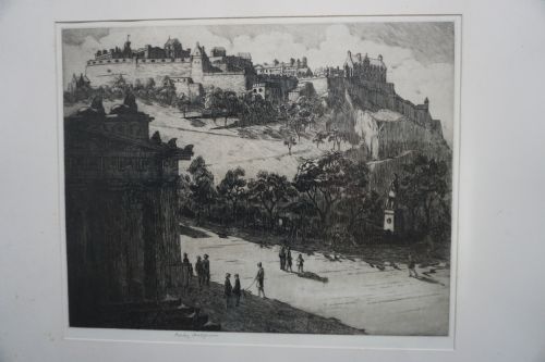 ANDREW HEALEY HISLOP BRITISH 18871954 'EDINBURGH CASTLE' - ADDITIONAL PHOTO 3