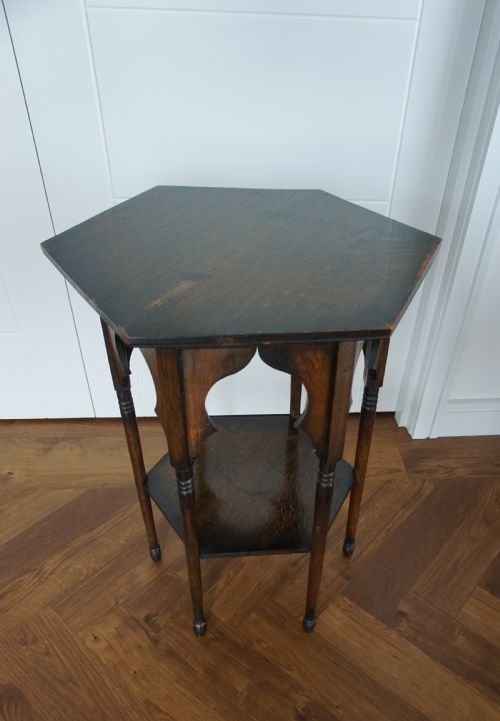 A LIBERTY OAK MOORISH TABLE C1900 - ADDITIONAL PHOTO 1