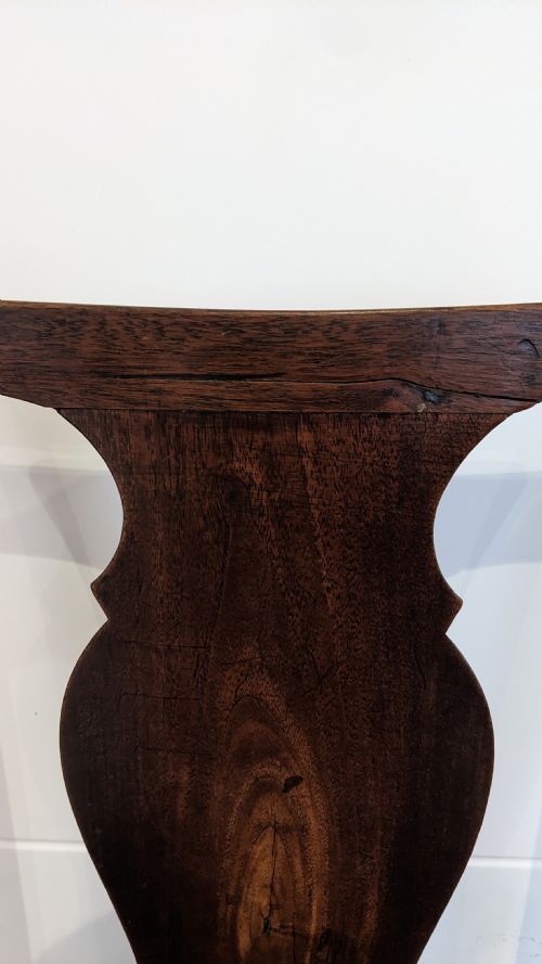 A SET OF SIX GEORGE II WALNUT DINING CHAIRS C1760 - ADDITIONAL PHOTO 6