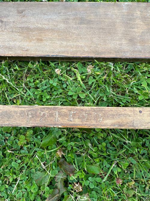 AN EDWARDIAN SIMULATED WALNUT LUGGAGE STAND BY WYLIE LOCHHEAD OF GLASGOW - ADDITIONAL PHOTO 7