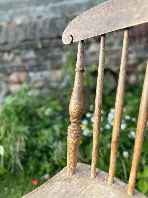 A BIRCH AND BEECH FARMHOUSE CHAIR SECOND HALF 19TH CENTURY - ADDITIONAL PHOTO 2