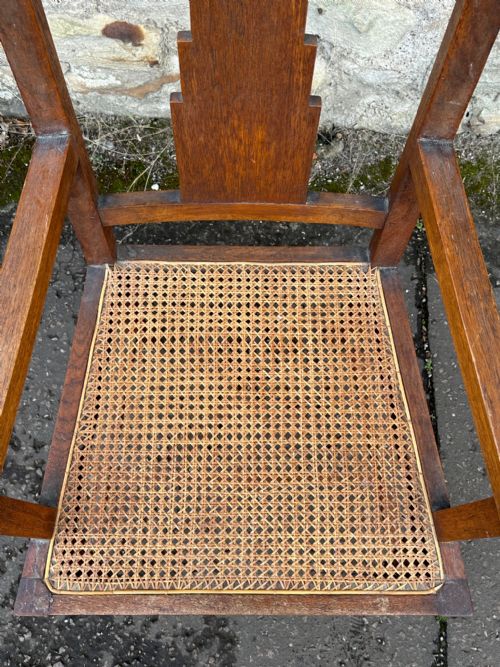 AN ANGLOINDIAN TEAK ARMCHAIR - ADDITIONAL PHOTO 2