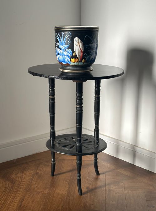 AN ICE PAIL IN THE MANNER OF DR CHRISTOPHER DRESSER ATTRIBUTED TO MINTON C1860S - ADDITIONAL PHOTO 2
