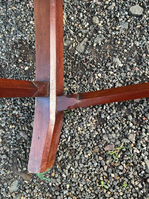A FINE GEORGE III STYLE CARVED MAHOGANY ELBOW CHAIR SIGNED ALEX CAMPBELL 1907 - ADDITIONAL PHOTO 8