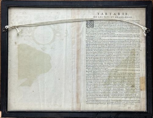 fig 1. Abraham Ortelius (Flemish 1527-1598) A 16th century map of Tartaria, published in Antwerp by Christophe Plantina, 1584