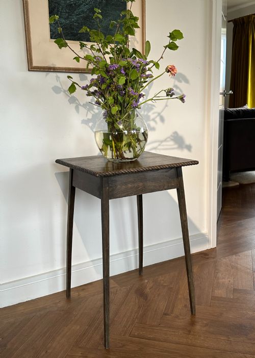 an arts and crafts green ash 'spider leg' table in the manner of liberty of london c1900 - CATEGORY: ANTIQUE TABLES - DATED 1900