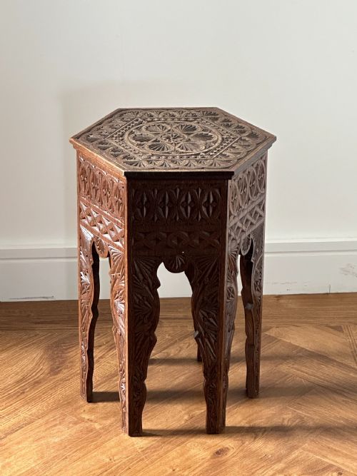 A RARE SCOTTISH CHIPCARVED OAK TABLE BY MCIVOR AND ALLAN CASTELTOWN CAITHNESS C1900 - ADDITIONAL PHOTO 16