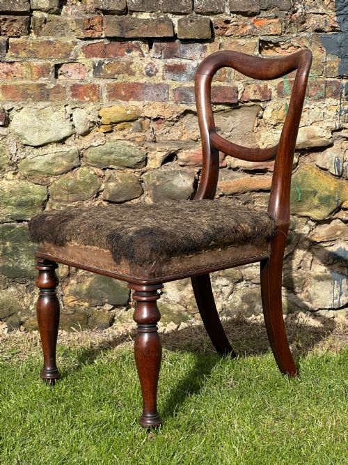 a gillows style mahogany gentleman's club or library side chair c1835 - CATEGORY: ANTIQUE CHAIRS - DATED 19TH CENTURY