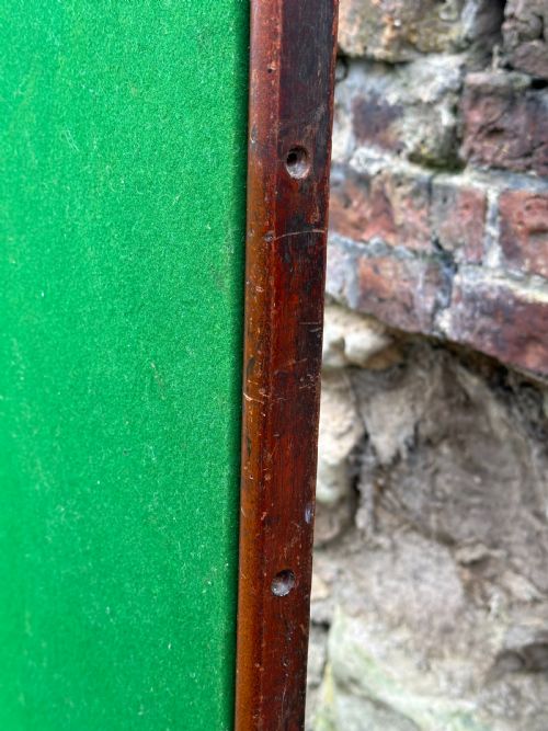 A VICTORIAN MAHOGANY FRAMED CLUB NOTICE BOARD LATE 19TH CENTURY - ADDITIONAL PHOTO 2