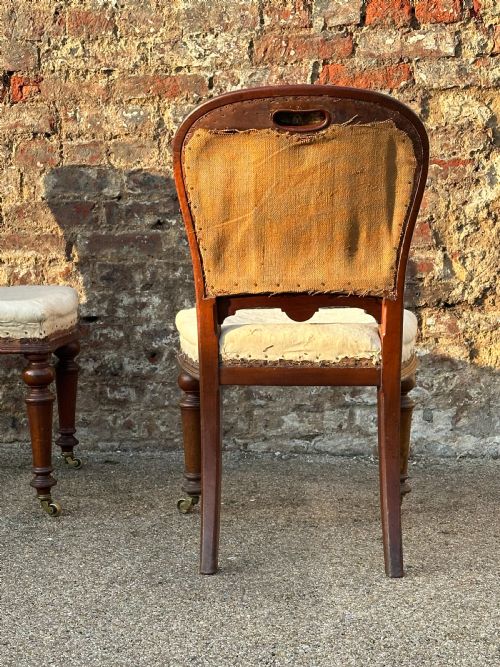A PAIR OF SCOTTISH MAHOGANYFRAMED LIBRARY SIDE CHAIRS BY R RICHARD WHYTOCK CO OF EDINBURGH - ADDITIONAL PHOTO 1