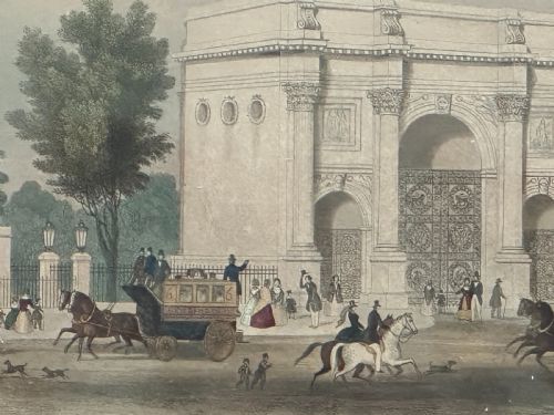 AFTER THOMAS HOSMER SHEPHERD 17921864 'WYLD'S MONSTER GLOBE' LEICESTER SQUARE A HAND COLOURED ENGRAVING BY JEANMARIE CHAVANNE - ADDITIONAL PHOTO 3