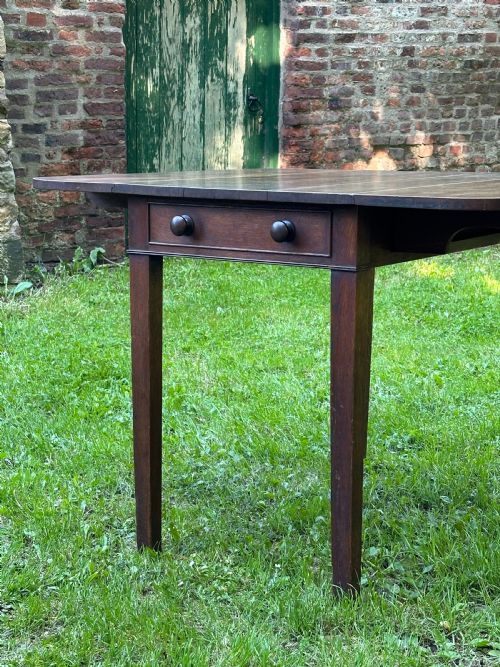 A GEORGE III OAK KITCHEN TABLE C1800 - ADDITIONAL PHOTO 3