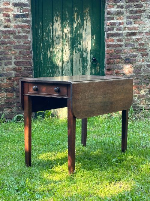 A GEORGE III OAK KITCHEN TABLE C1800 - ADDITIONAL PHOTO 8
