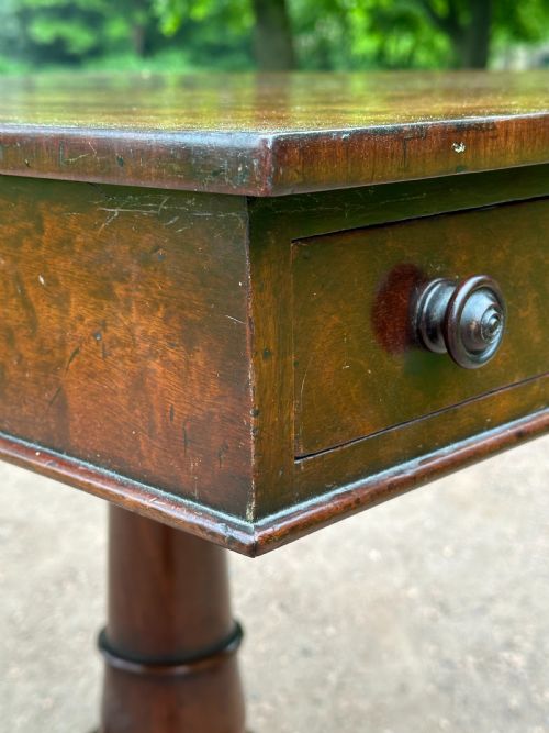 A RARE SCOTTISH GEORGE IV SABICU LIBRARY TABLE IN THE MANNER OF WILLIAM TROTTER EDINBURGH C1820 - ADDITIONAL PHOTO 3