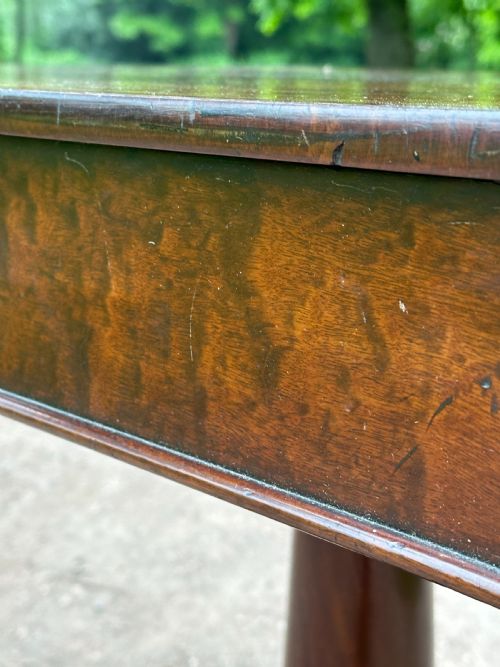A RARE SCOTTISH GEORGE IV SABICU LIBRARY TABLE IN THE MANNER OF WILLIAM TROTTER EDINBURGH C1820 - ADDITIONAL PHOTO 4