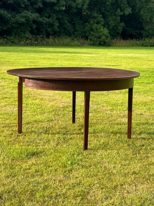 A GEORGE III MAHOGANY HUNT OR POSSIBLY CAMPAIGN TABLE EDINBURGH C1780 - ADDITIONAL PHOTO 3