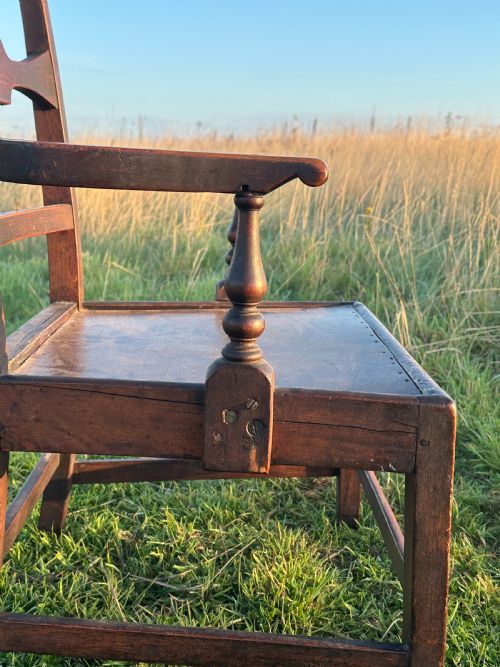 A SCOTTISH VERNACULAR BIRCH ARMCHAIR LANARKSHIRE SECOND QUARTER 19TH CENTURY - ADDITIONAL PHOTO 5