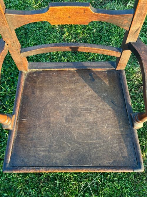 A SCOTTISH VERNACULAR BIRCH ARMCHAIR LANARKSHIRE SECOND QUARTER 19TH CENTURY - ADDITIONAL PHOTO 1