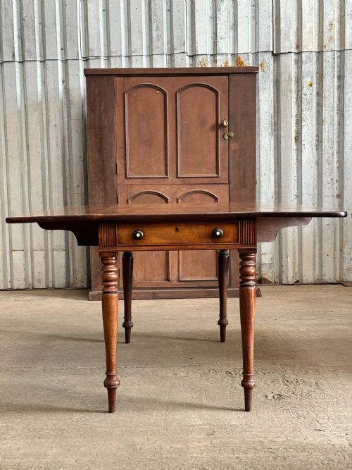 A SMALL SCOTTISH MAHOGANY DINING TABLE 1830'S - ADDITIONAL PHOTO 5