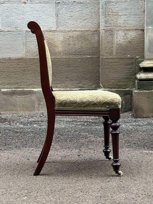A SET OF SIX MID19TH CENTURY MAHOGANY CHAIRS IN THE GRECIAN REVIVAL TASTE - ADDITIONAL PHOTO 3