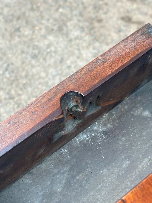 A GEORGE III MAHOGANY SIDE TABLE PROBABLY SCOTTISH 1770'S - ADDITIONAL PHOTO 2