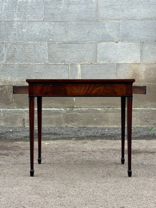 A GEORGE III MAHOGANY SIDE TABLE PROBABLY SCOTTISH 1770'S - ADDITIONAL PHOTO 7