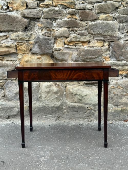 A GEORGE III MAHOGANY SIDE TABLE PROBABLY SCOTTISH 1770'S - ADDITIONAL PHOTO 13