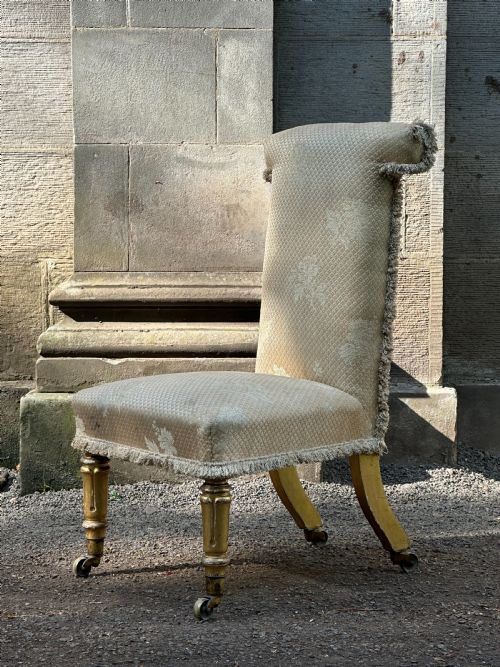 A FINE REGENCY PRIEDIEU CHAIR C1820 - ADDITIONAL PHOTO 1